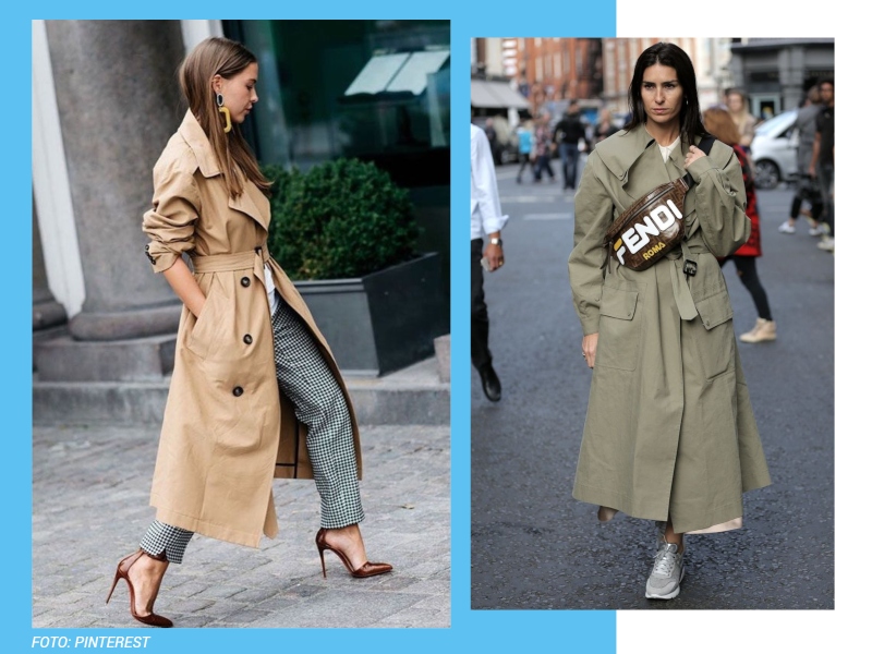 Trench coat; estilo utilitário