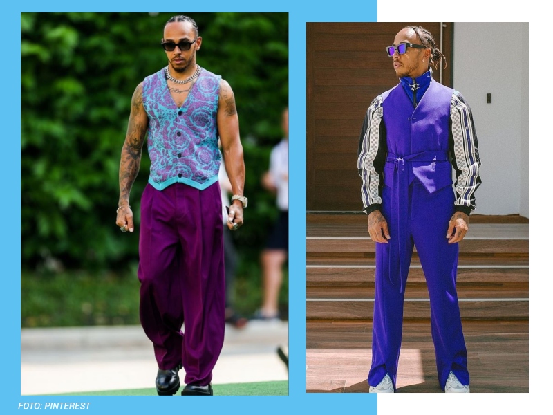 O estilo de Lewis Hamilton na moda