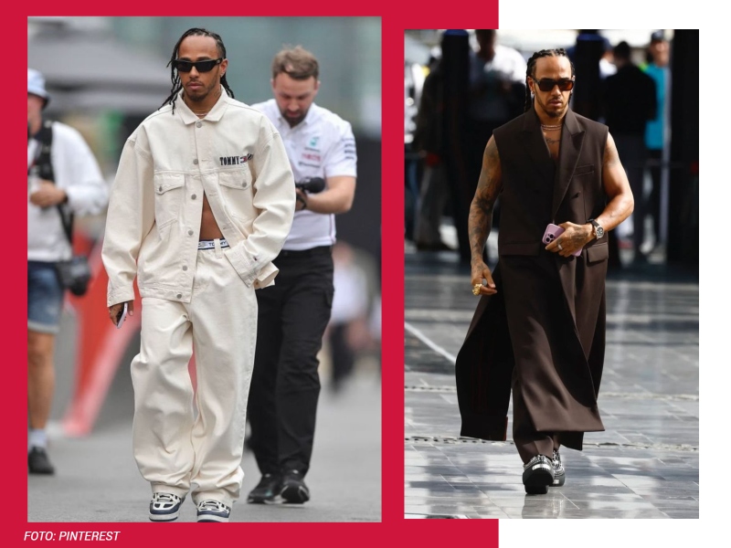 O estilo de Lewis Hamilton na moda