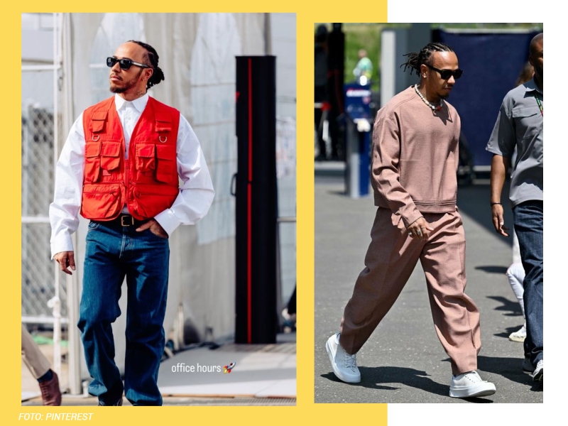 O estilo de Lewis Hamilton na moda